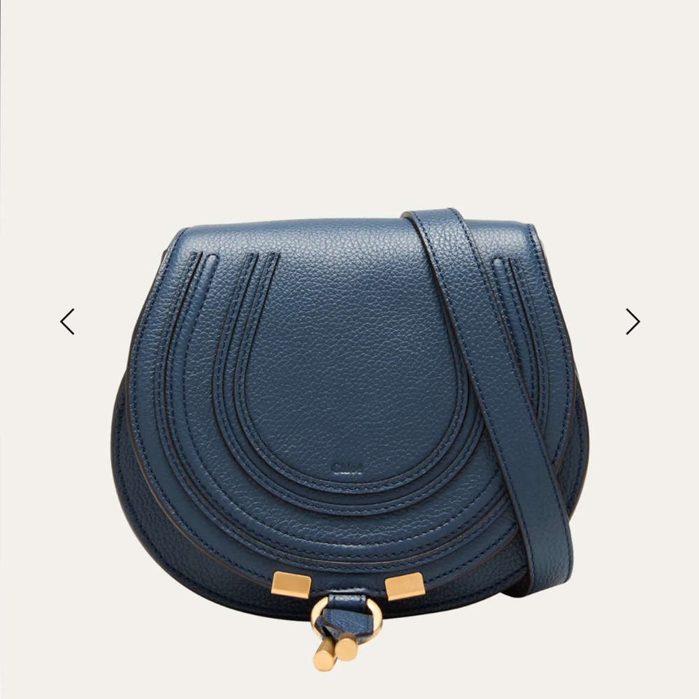 Marcie Small Crossbody Bag in Grained Calfskin